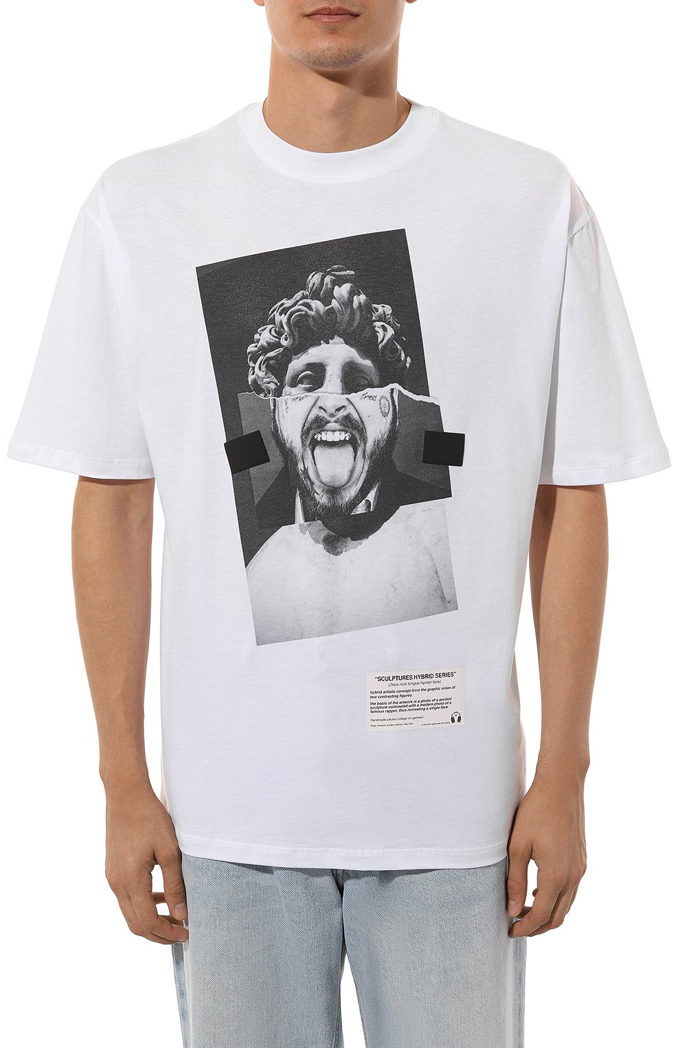 Хлопковая футболка DIEGO VENTURINO, арт. D3W4DVTS0ZHF, фото 3