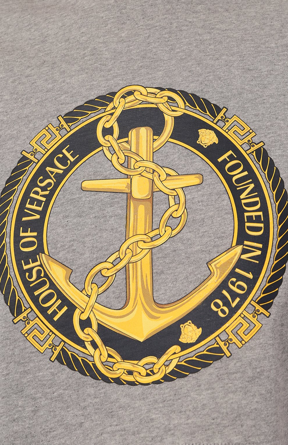Хлопковая футболка VERSACE, арт. 1014237/1A10139, фото 5