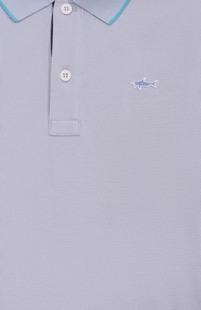 Хлопковое поло PAUL & SHARK JUNIOR, арт. WUM00A/LEA07/6A-8A, фото 3