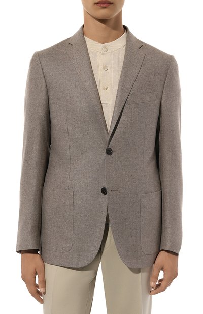 Пиджак из шелка и шерсти CORNELIANI, арт. 946002-9416911, фото 4