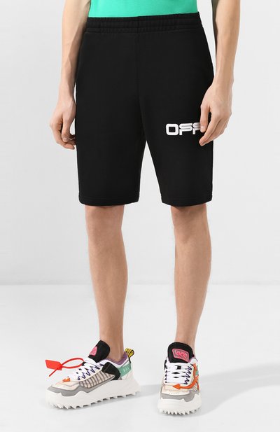 Хлопковые шорты OFF-WHITE, арт. 0MCI006S20E300031088, фото 3
