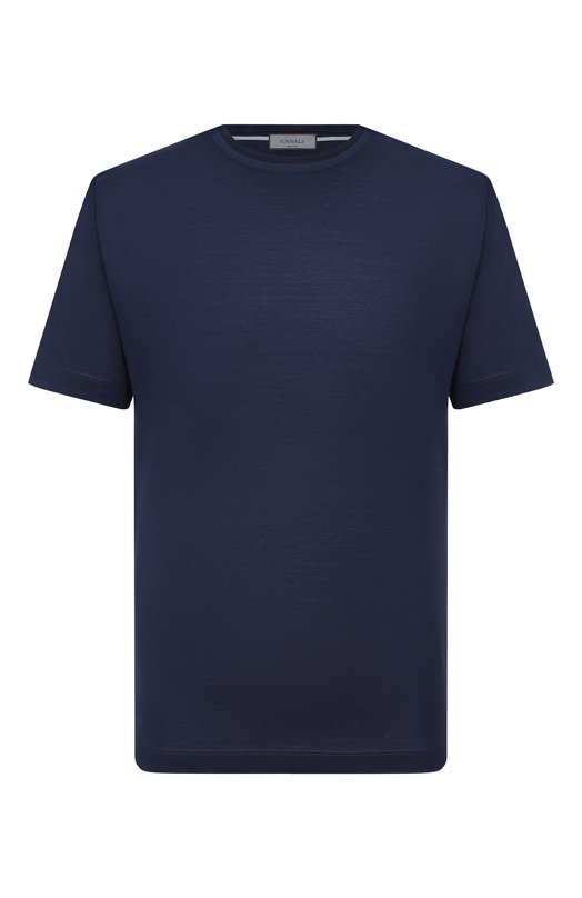 Хлопковая футболка Canali T0922/MJ00002 Синий T0922/MJ00002