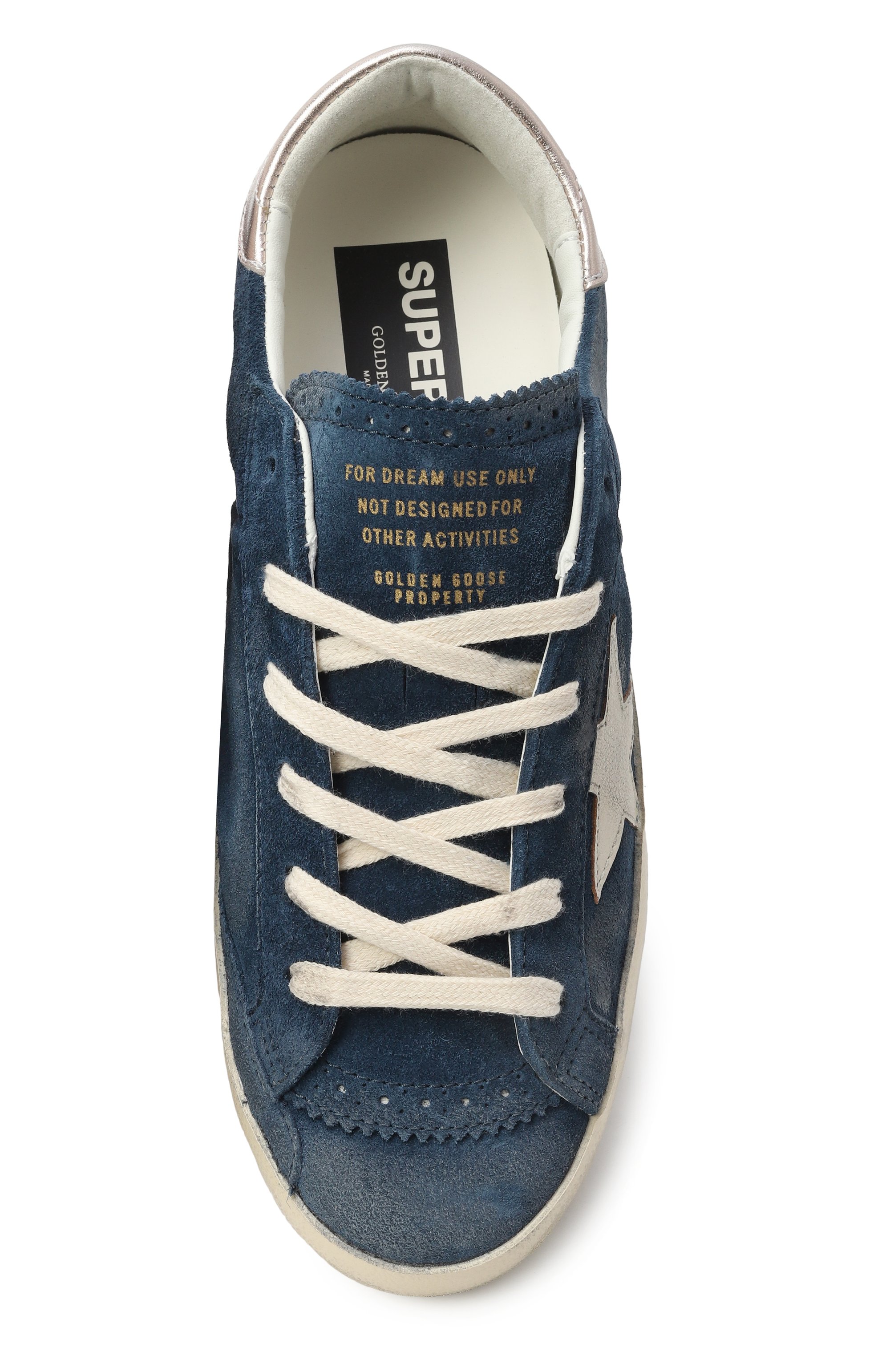 Замшевые кеды super-star ltd GOLDEN GOOSE DELUXE BRAND, арт. GWF00906.F007595, фото 6