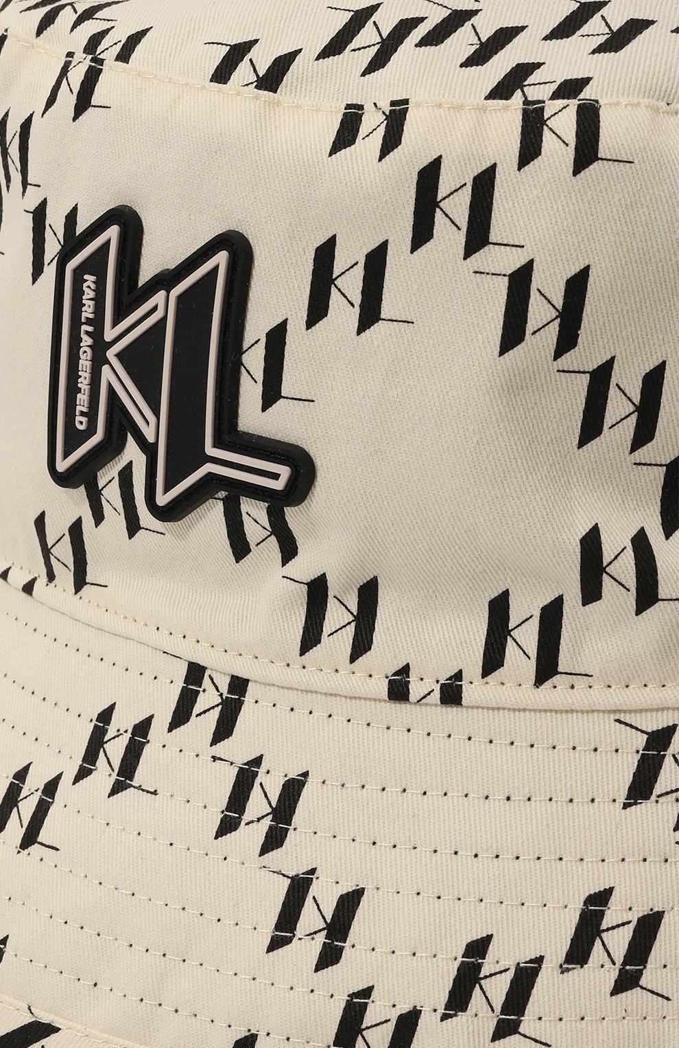 Хлопковая панама KARL LAGERFELD KIDS, арт. Z30142, фото 3