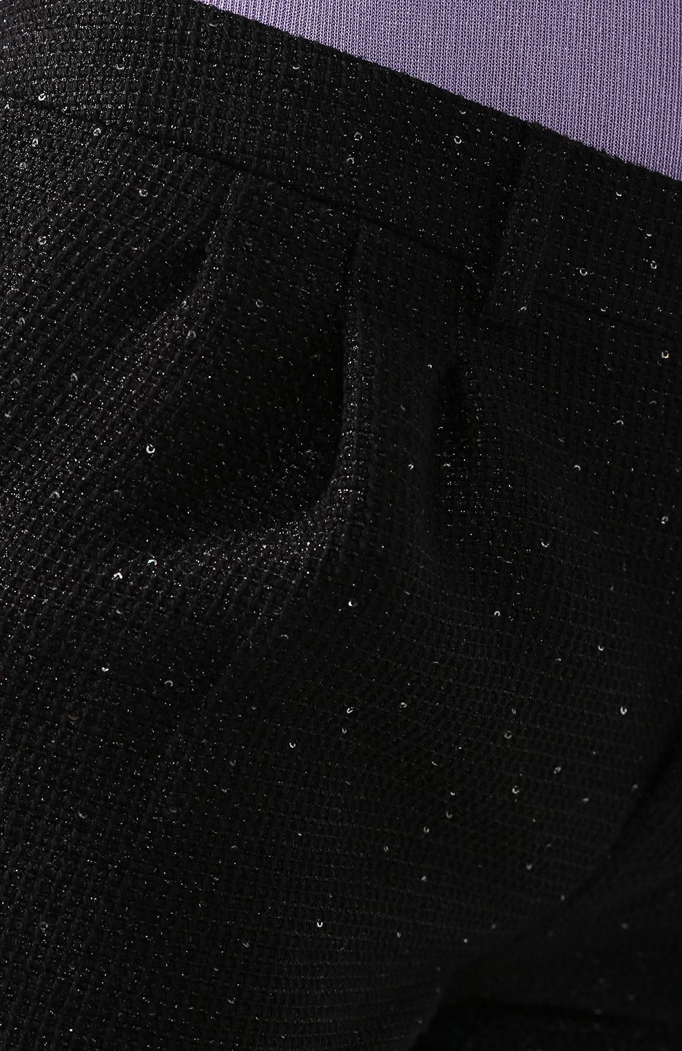 Шорты с пайетками SAINT LAURENT черного цвета по цене 134500 руб., арт. 557674/Y013U, фото 5 Шорты с пайетками SAINT LAURENT, арт. 557674/Y013U, фото 5