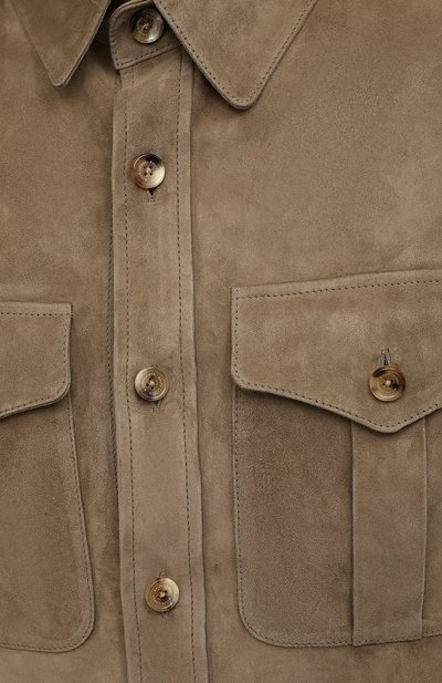 Замшевая рубашка RALPH LAUREN, арт. 790654923, фото 5