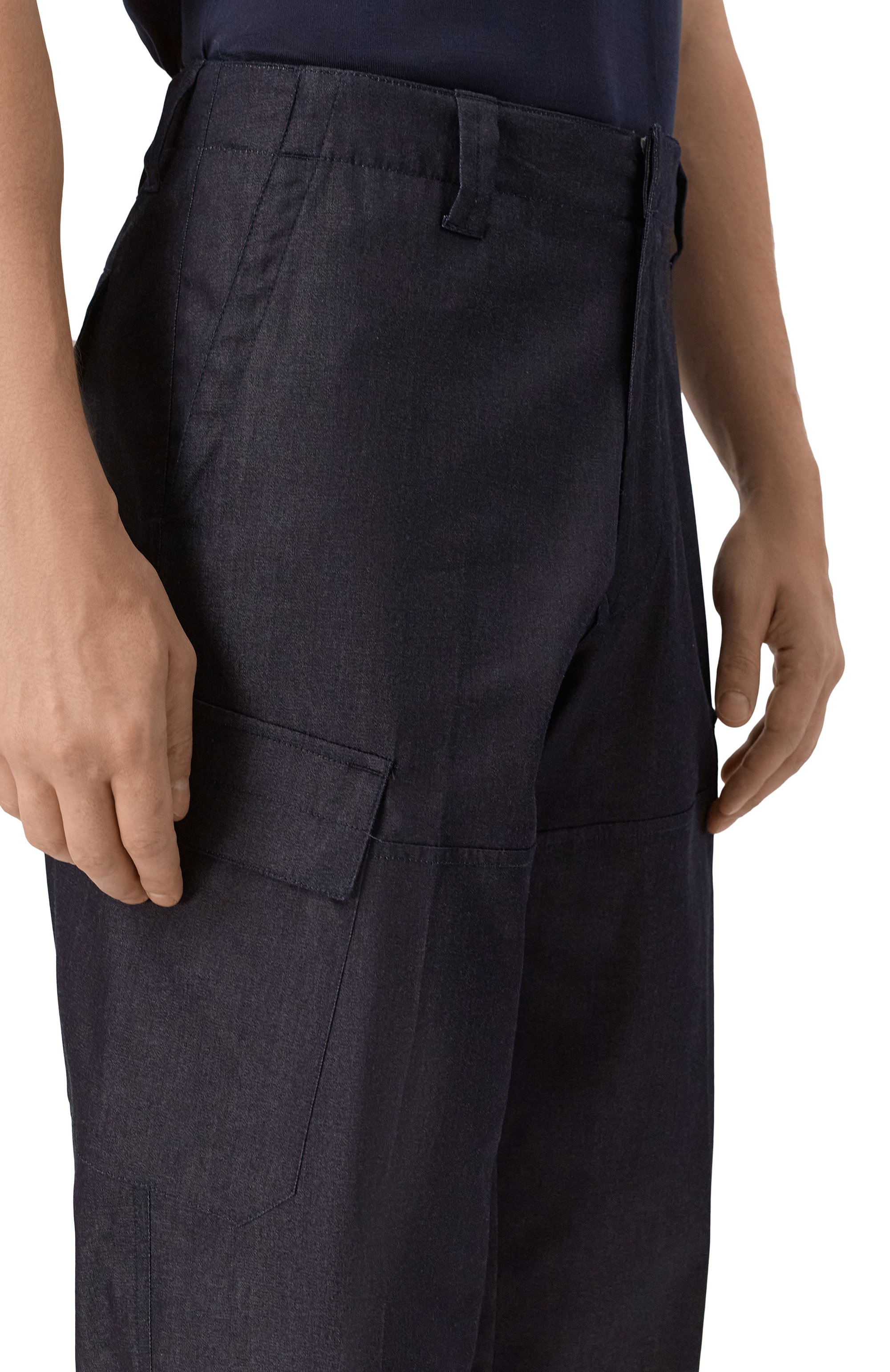 Хлопковые брюки-карго ZILLI, арт. CPPT09M012522001U, фото 5