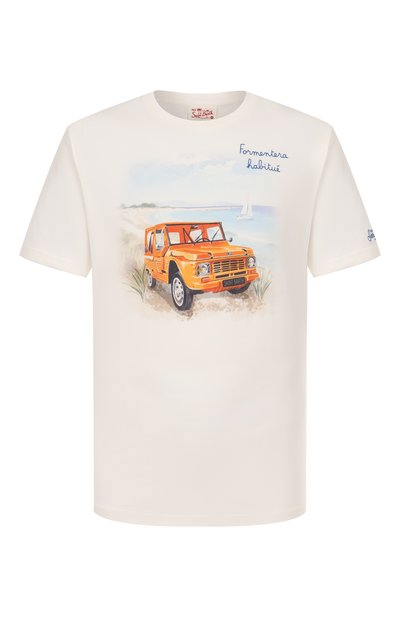 Мужская хлопковая футболка MC2 SAINT BARTH, арт. STBM TSHIRT MAN/00291H