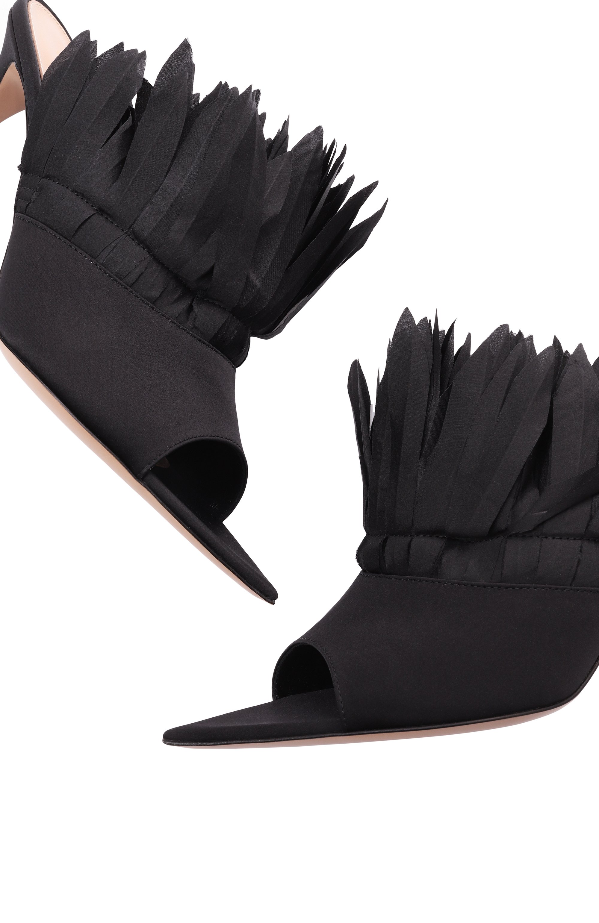 Текстильные мюли daniah GIANVITO ROSSI, арт. G10047.85RIC.CTZNER0, фото 7