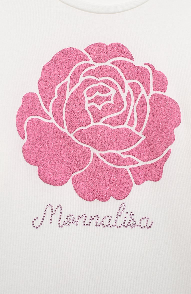 Хлопковая футболка MONNALISA, арт. 71B603, фото 1