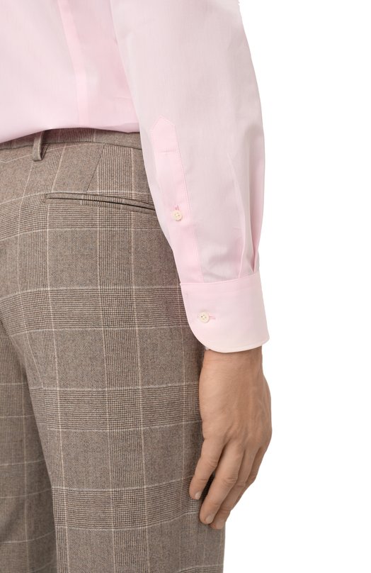 Хлопковая сорочка Corneliani 25P100-2511620 Розовый  25P100-2511620 Фото 5