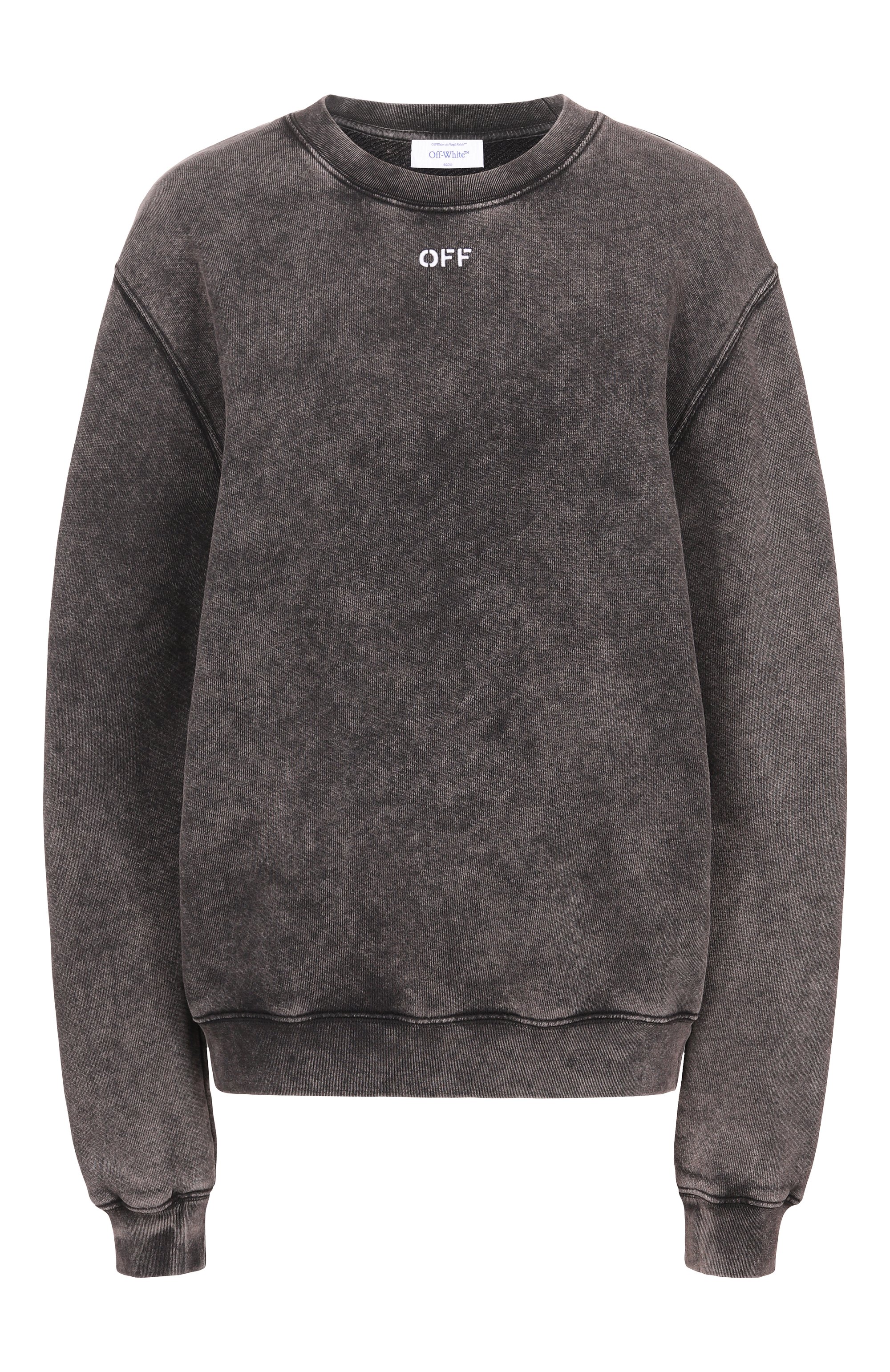 Хлопковый свитшот OFF-WHITE, арт. 0WBA055F25FLE002, фото 1