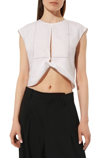 Льняной топ ALEXANDRA GEORGIEVA BY KRESTETSKAYA STROCHKA, арт. L2-009b23, фото 3