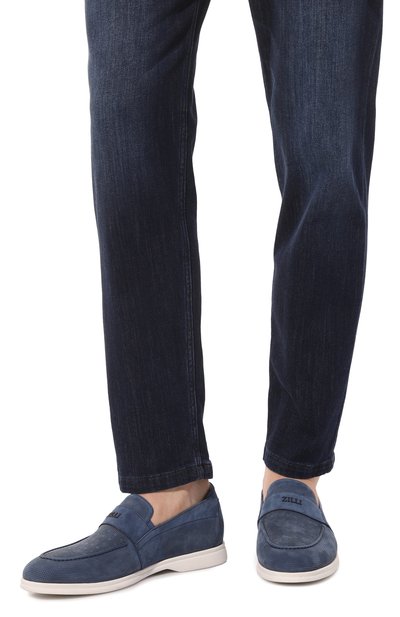 Лоферы из нубука ZILLI, арт. H0075AM1003VRUL01, фото 3