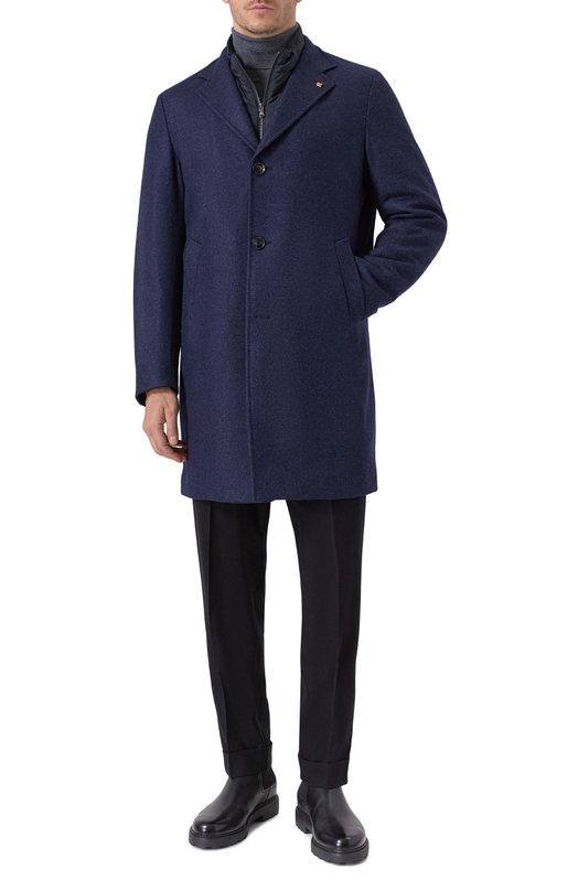 Шерстяное пальто Sartoria Latorre CTS056/UI0782 Синий  CTS056/UI0782 Фото 2