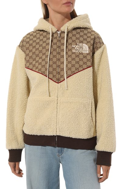 Толстовка the north face x gucci GUCCI разноцветного цвета по цене 187200 руб., арт. 644582 XJC3T, фото 3 Толстовка the north face x gucci GUCCI, арт. 644582 XJC3T, фото 3