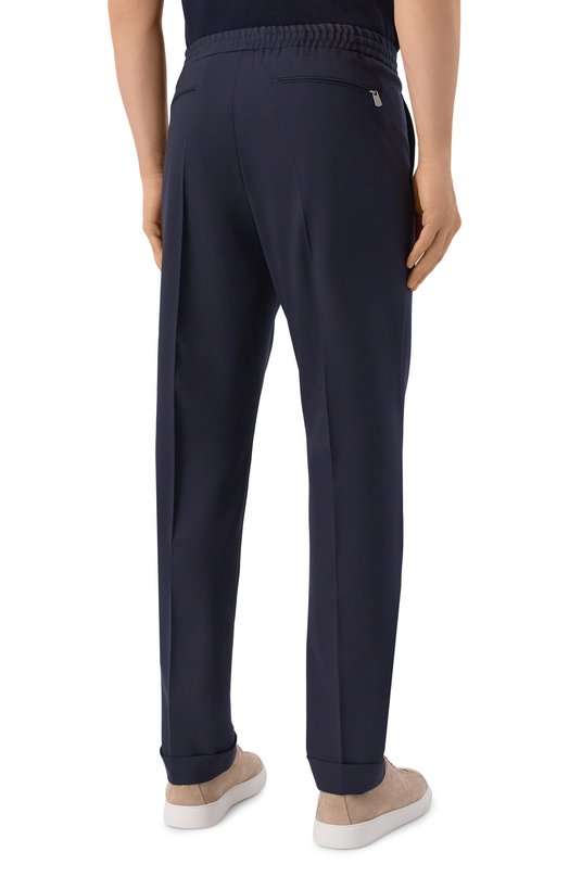 Шерстяные брюки Marco Pescarolo CARACCI0L0/5316 Синий  CARACCI0L0/5316 Фото 4