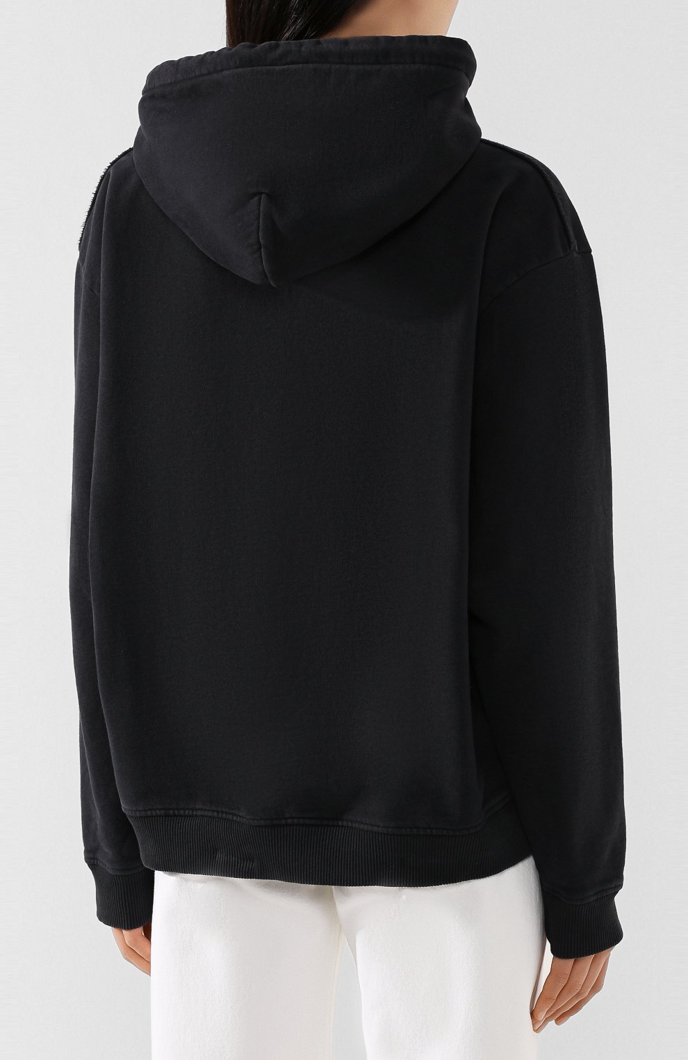 Хлопковое худи ACNE STUDIOS, арт. AI0049/W, фото 4