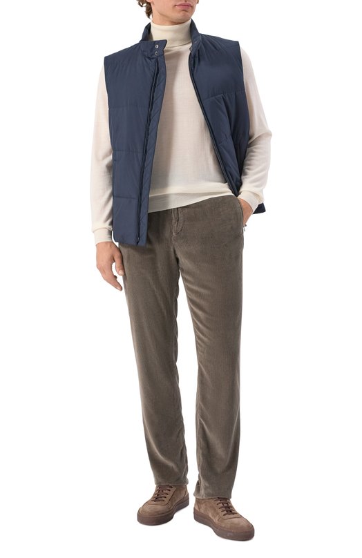 Вельветовые брюки Kiton UPLACRK0138H20 Коричневый  UPLACRK0138H20 Фото 2