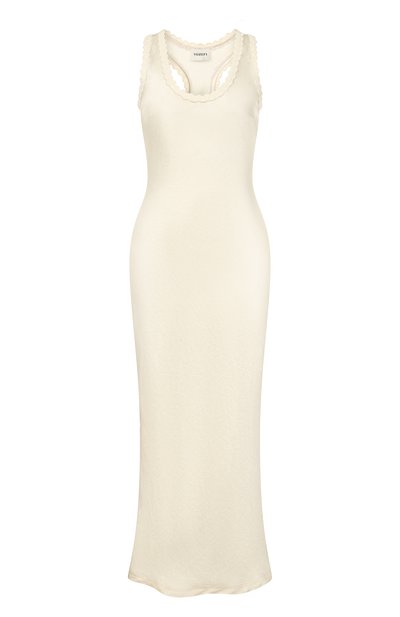 Женское платье YUZEFI, арт. S0LYR-ACETATE SC00P NECK DRESS/SATEEN
