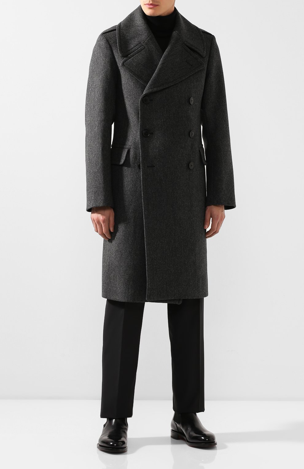 Шерстяное пальто DRIES VAN NOTEN, арт. 192-20230-8220, фото 2