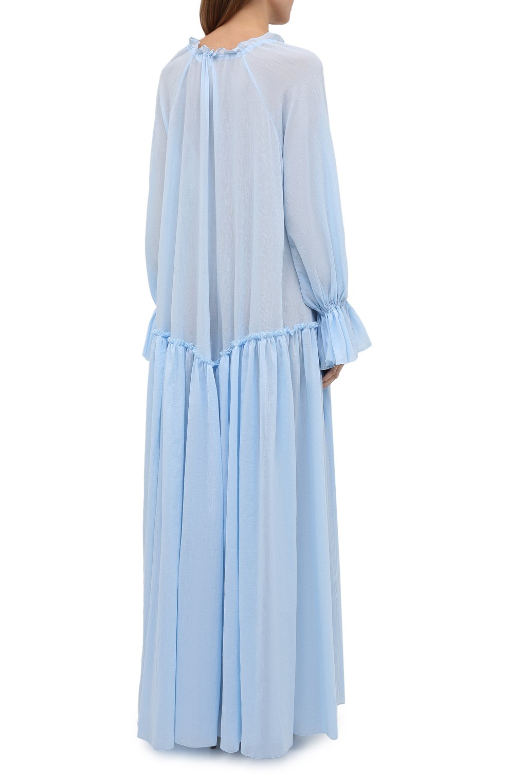 Хлопковая туника MASTERPEACE голубого цвета по цене 27500 руб., арт. MP-R21-29 (a), фото 4 Хлопковая туника MASTERPEACE, арт. MP-R21-29 (a), фото 4