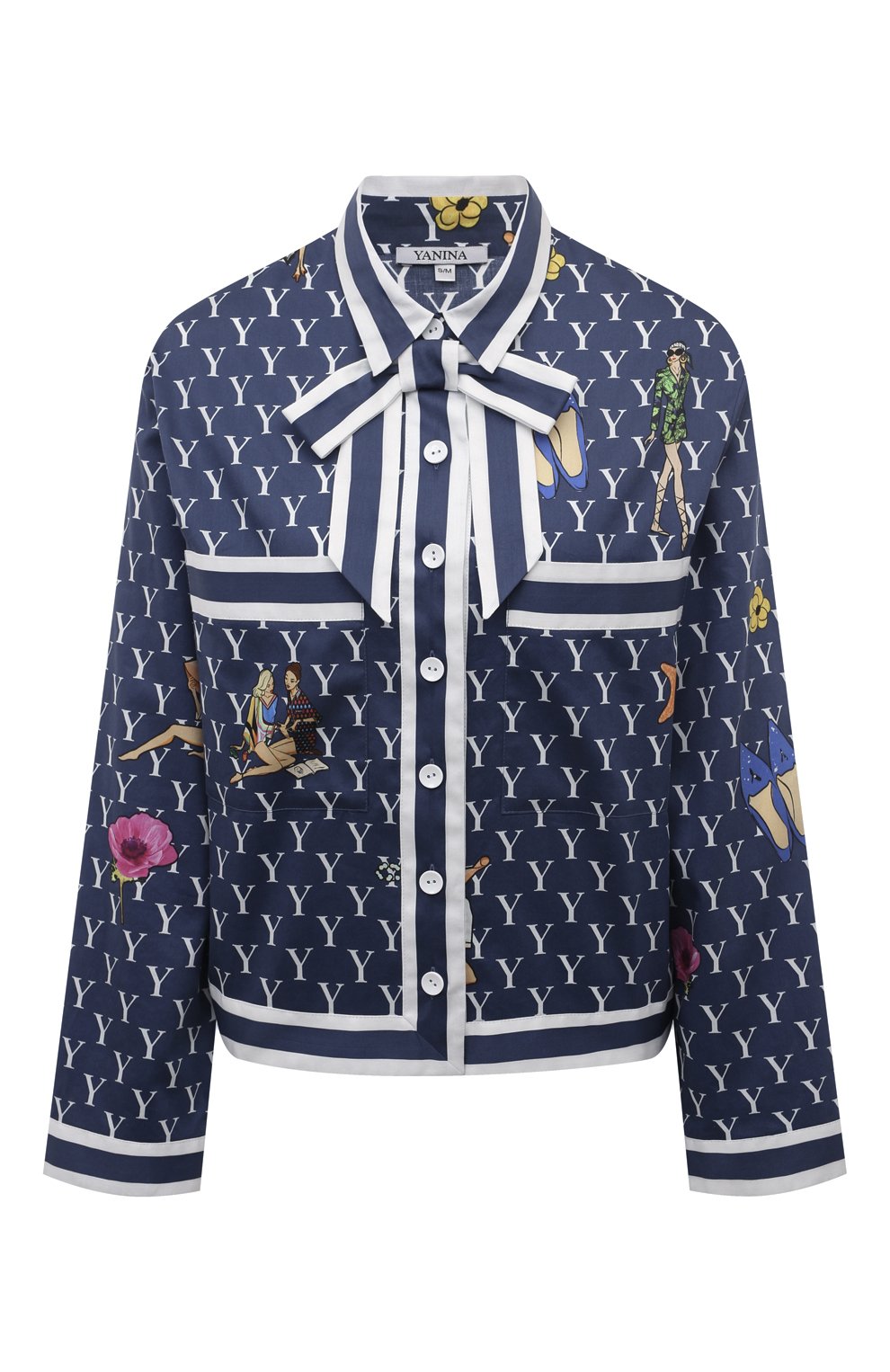 Хлопковая блузка YANINA, арт. T-2753, фото 1