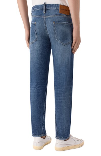 Джинсы slim twist DSQUARED2 синего цвета по цене 59350 руб., арт. S74LB1871/S30872, фото 4 Джинсы slim twist DSQUARED2, арт. S74LB1871/S30872, фото 4