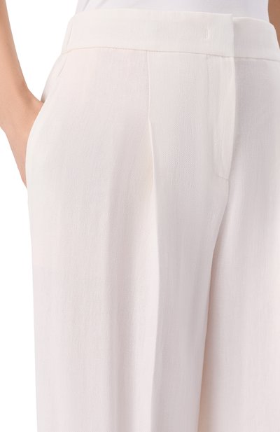 Брюки изо льна и вискозы BOSS, арт. 50557443, фото 5