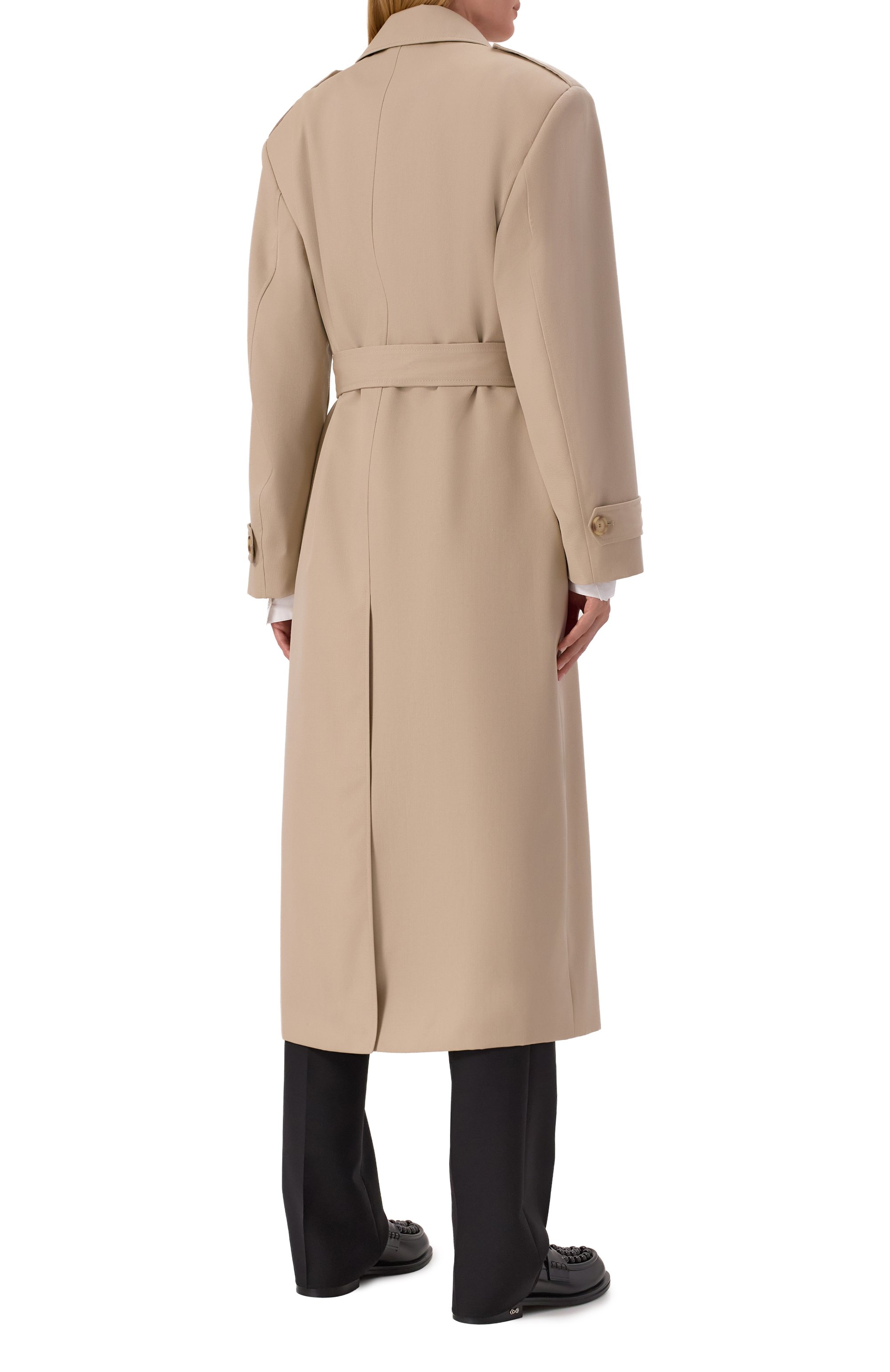 Шерстяной плащ BOSS, арт. 50543198, фото 4