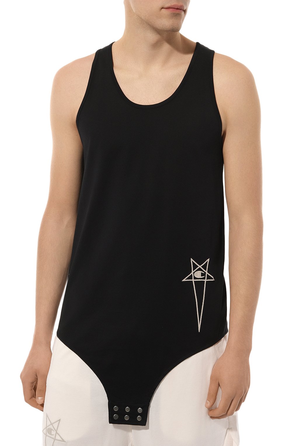 Хлопковая майка rick owens x champion RICK OWENS, а рт. CM02C9233/CHJEG, фото 3