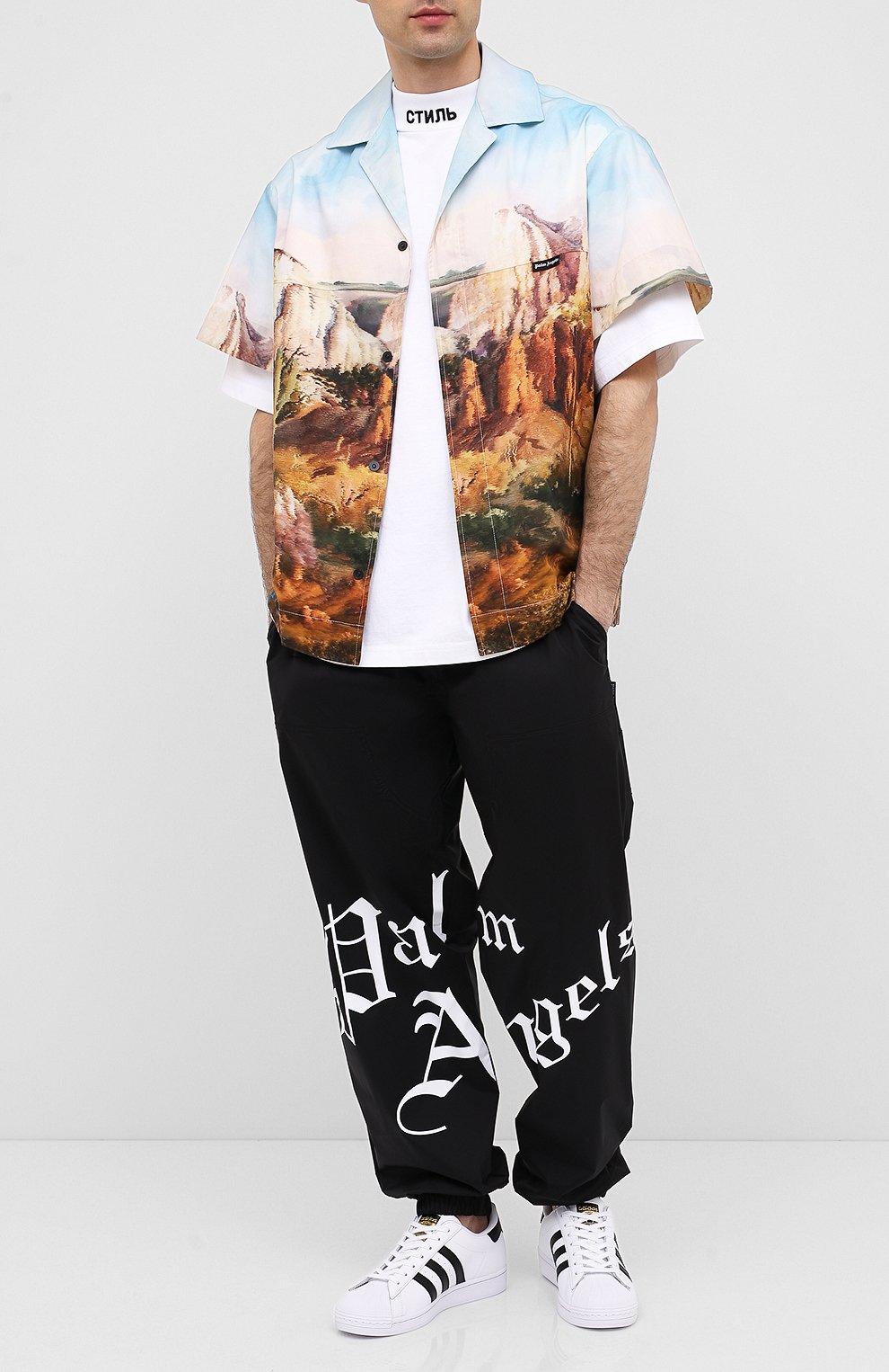 Кожаные кеды superstar ADIDAS ORIGINALS, арт. EG4958, фото 2