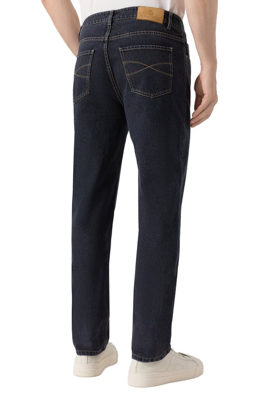 Джинсы Traditional Fit Brunello Cucinelli M235PB3210 Серый  M235PB3210 Фото 4
