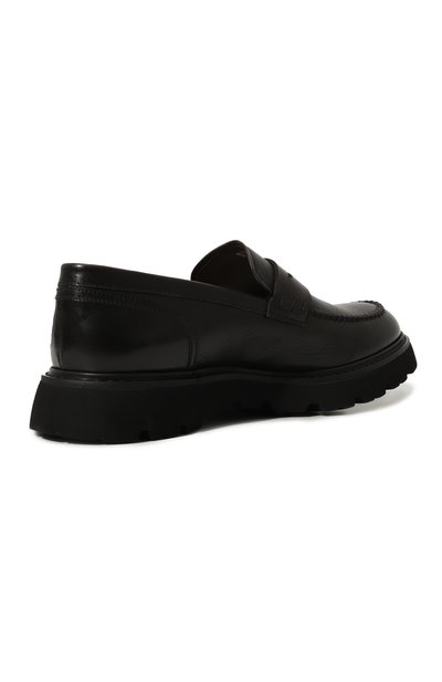 Кожаные пенни-лоферы DOUCAL'S, арт. DU3364G0TNUF188N, фото 5