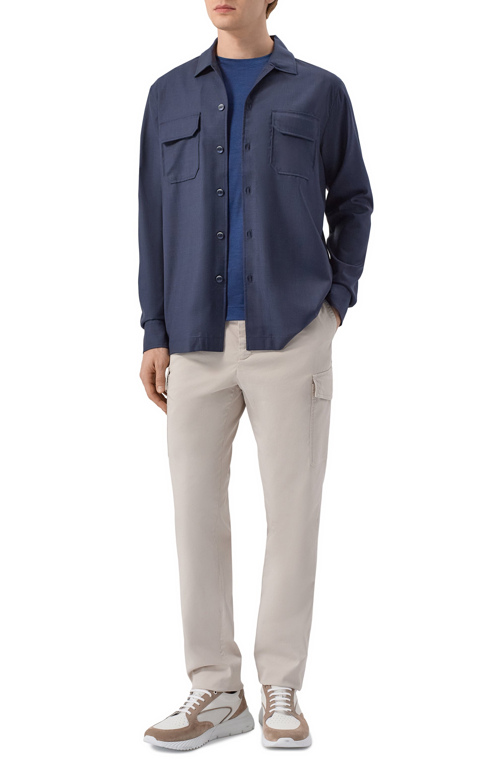 Шерстяная рубашка CAPOBIANCO, арт. 20M514.UN00., фото 2