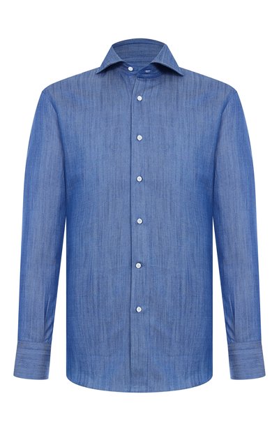 Мужская хлопковая рубашка MVST, арт. M0RBIDA/NIZZA/SP0RT/621-JAPANESE DENIM