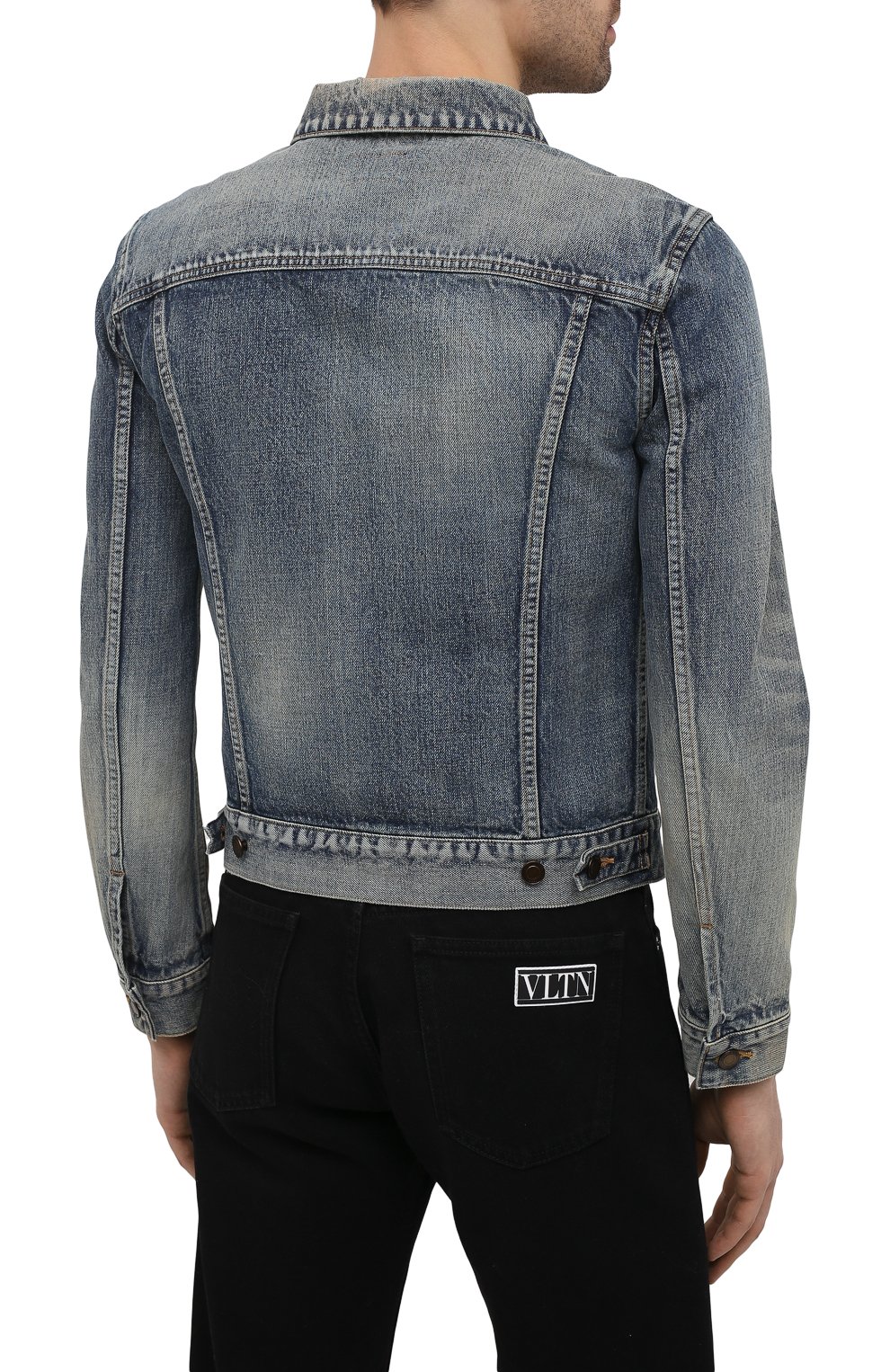 Джинсовая куртка SAINT LAURENT, арт. 597085/Y502V, фото 4