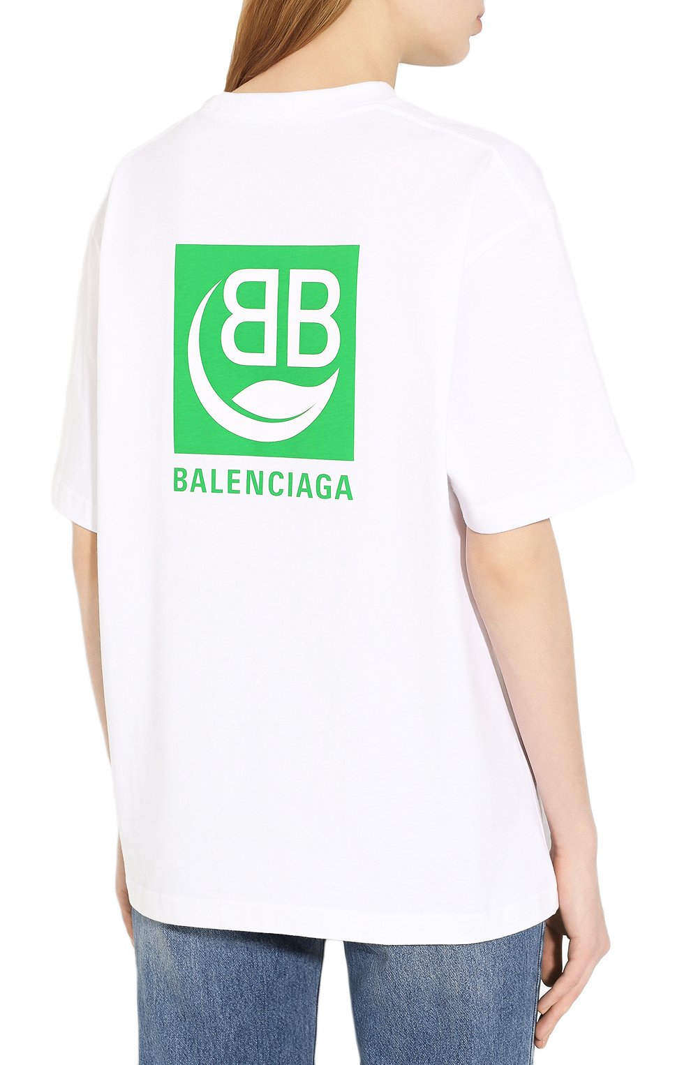 Хлопковая футболка BALENCIAGA, арт. 594599/THV63, фото 4