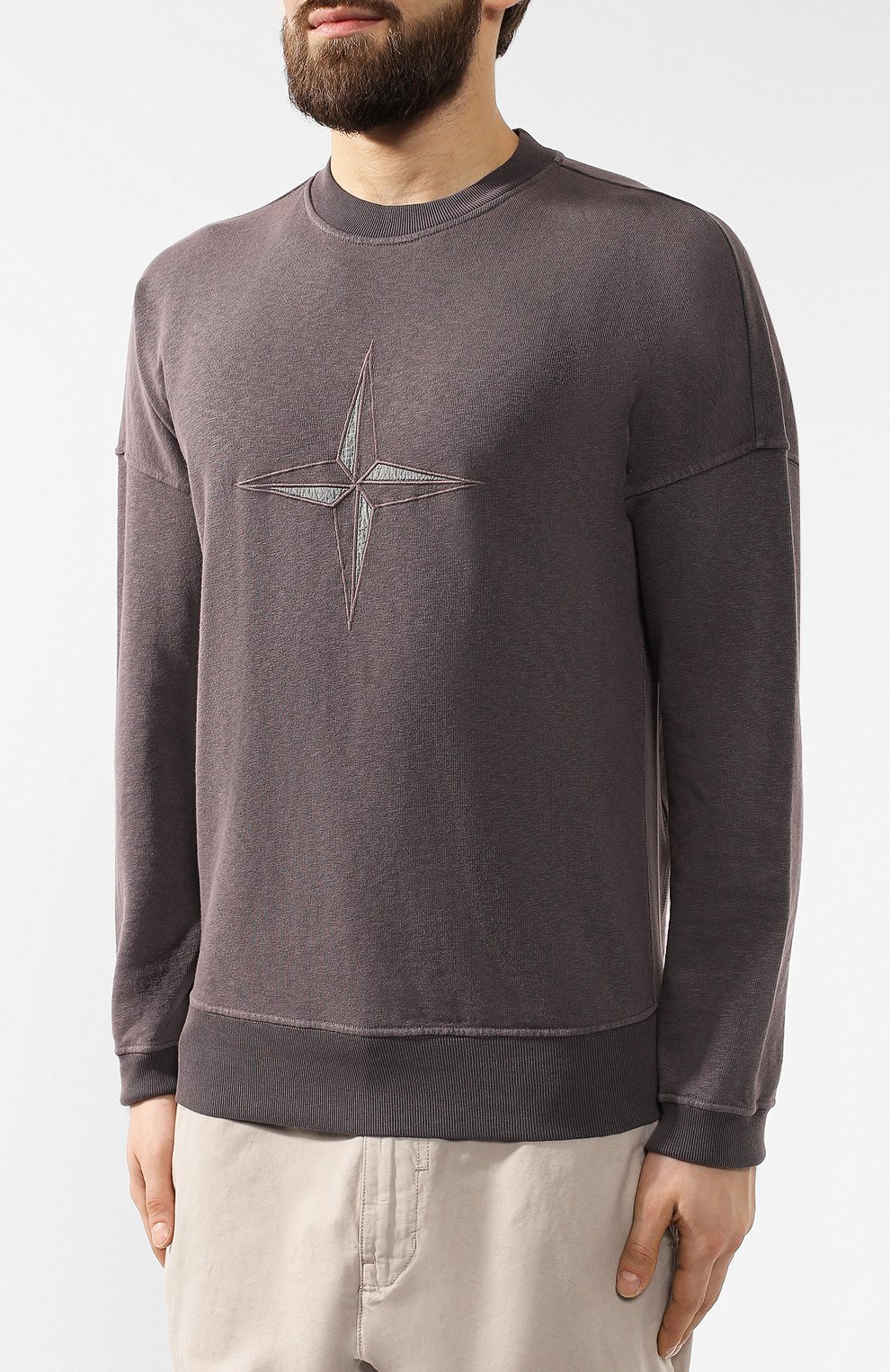 Хлопковый свитшот STONE ISLAND, арт. 701561261, фото 3
