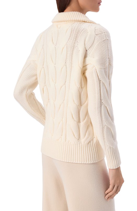 Шерстяной свитер MVST M25.1MW.K012/ATENE Кремовый  M25.1MW.K012/ATENE Фото 4