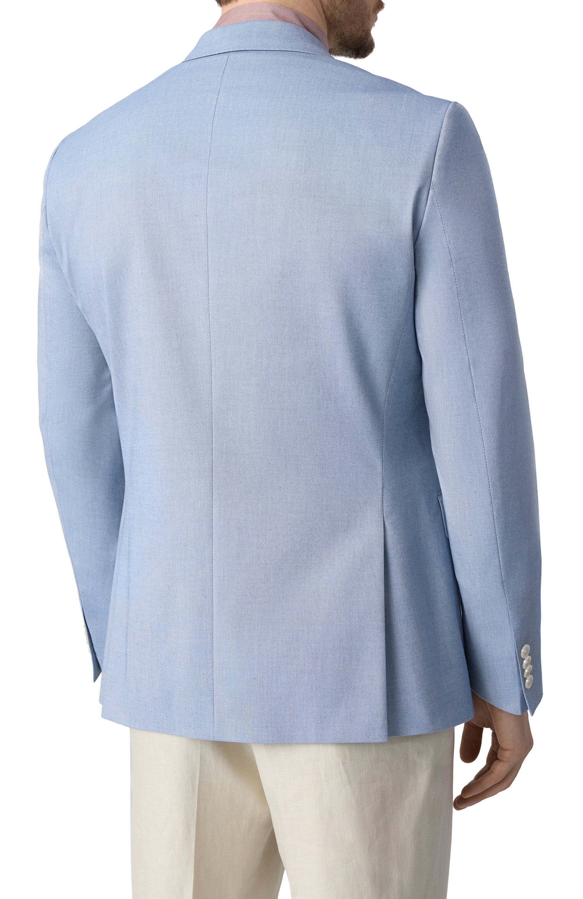 Пиджак из хлопка и вискозы BOSS, арт. 50540836, фото 6