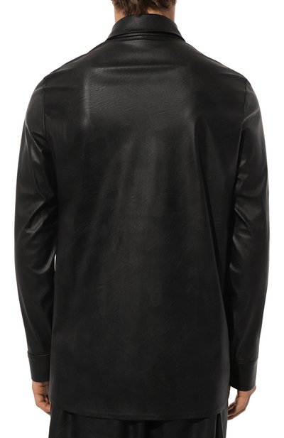 Рубашка из экокожи WHO_AM, арт. MS3-SVO243-BLK, фото 4