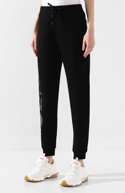 Хлопковые джоггеры KENZO черного цвета по цене 37750 руб., арт. F962PA722953, фото 3 Хлопковые джоггеры KENZO, арт. F962PA722953, фото 3