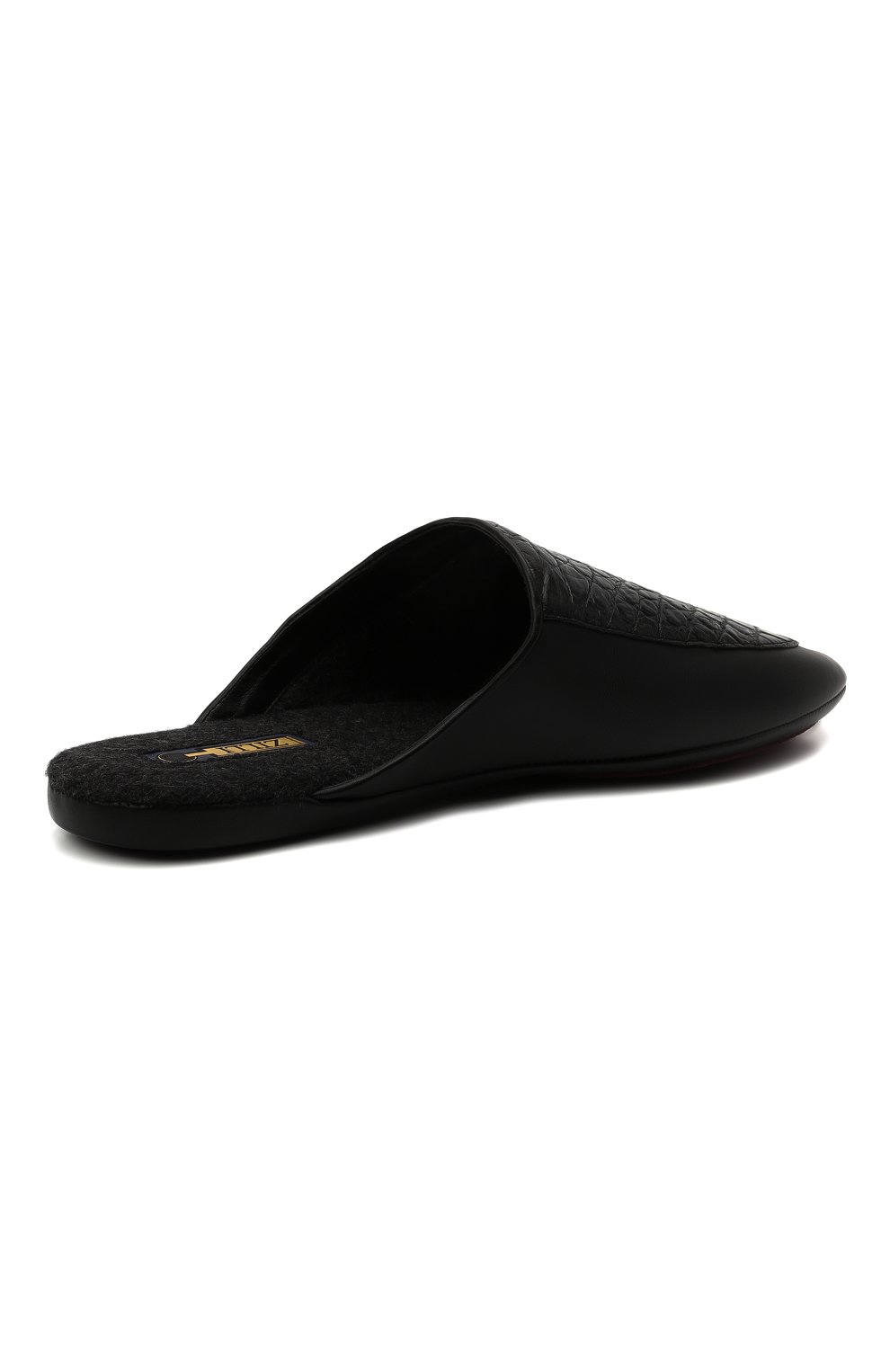 Домашние туфли из кожи аллигатора ZILLI, арт. MDW-K002/001/AMIS, фото 4