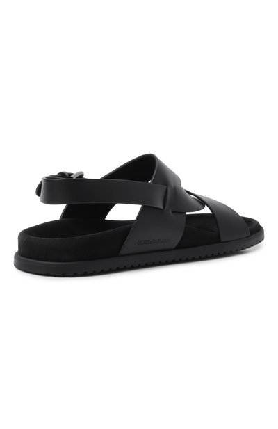 Кожаные сандалии dg casual DOLCE & GABBANA, арт. A80568/A0118, фото 4