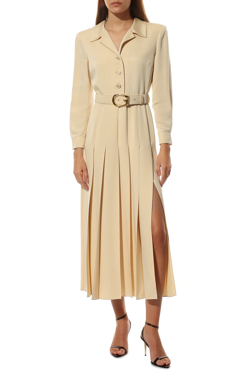 Платье из вискозы и шелка GUCCI, арт. 676263/Z8AWA, фото 2