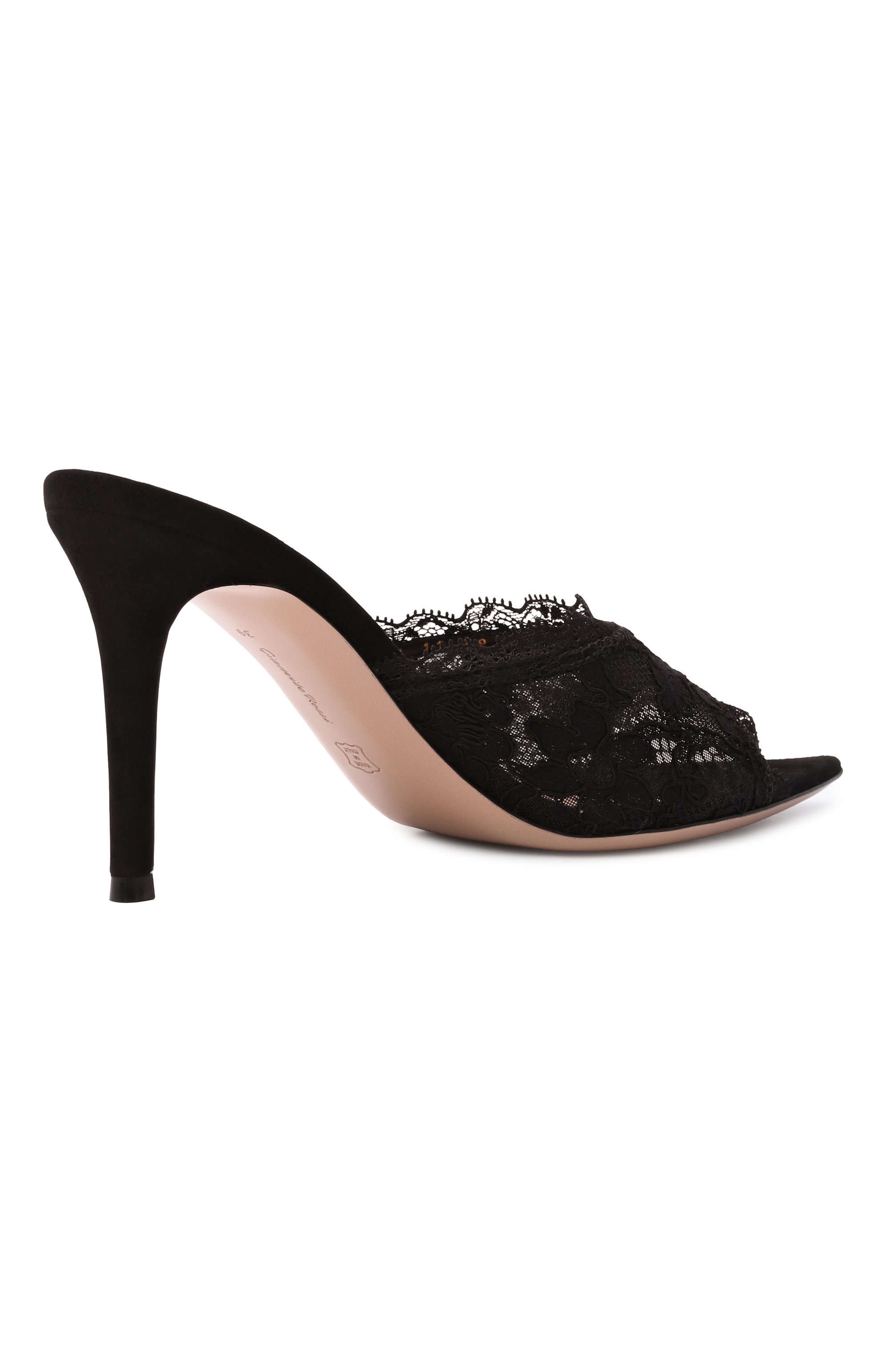 Текстильные мюли claudia 85  GIANVITO ROSSI, арт. G10114.85RIC.LRMNENN, фото 5