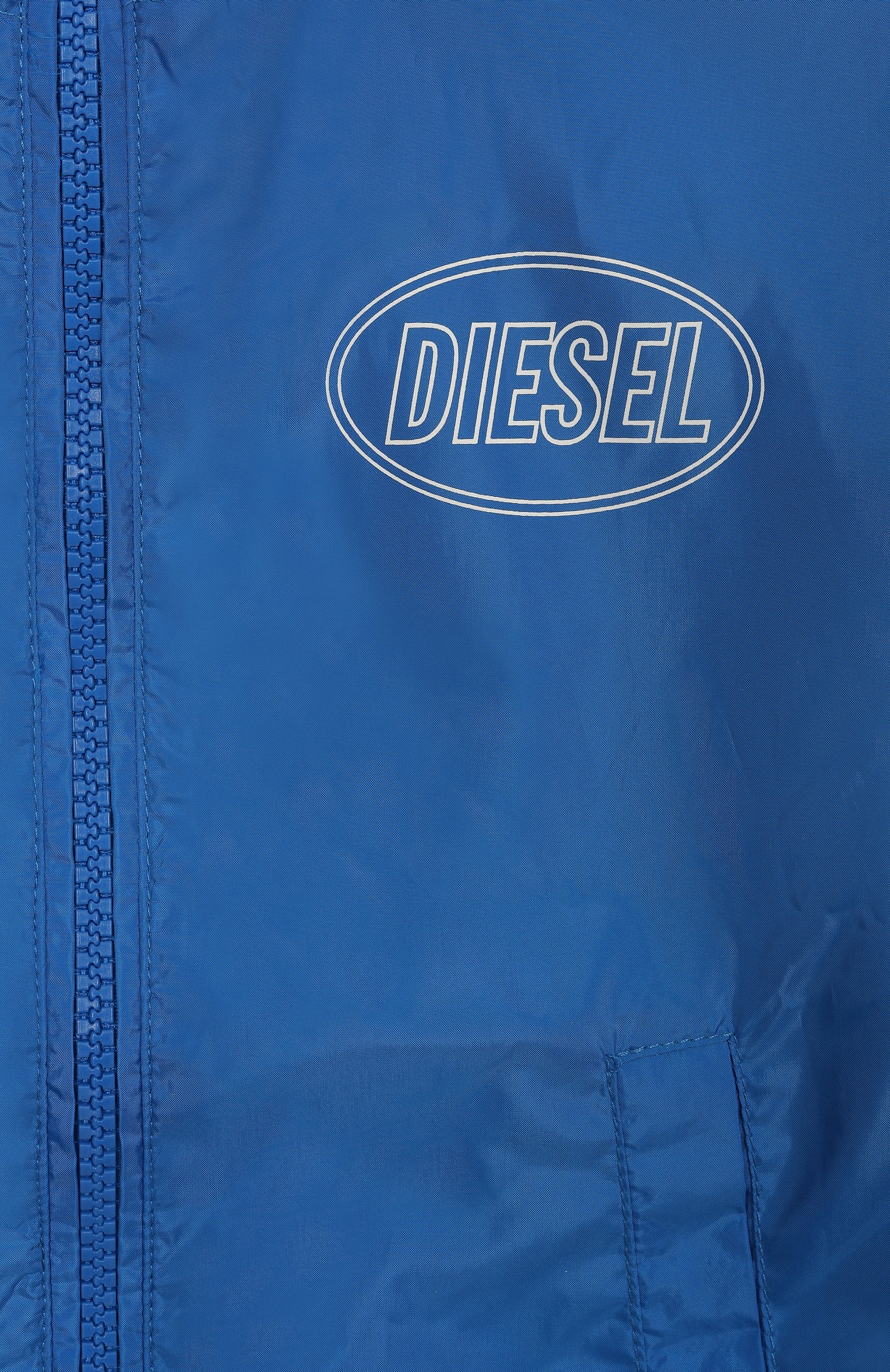 Ветровка DIESEL синего цвета по цене 14500 руб., арт. J02645/KXBSF, фото 3 Ветровка DIESEL, арт. J02645/KXBSF, фото 3