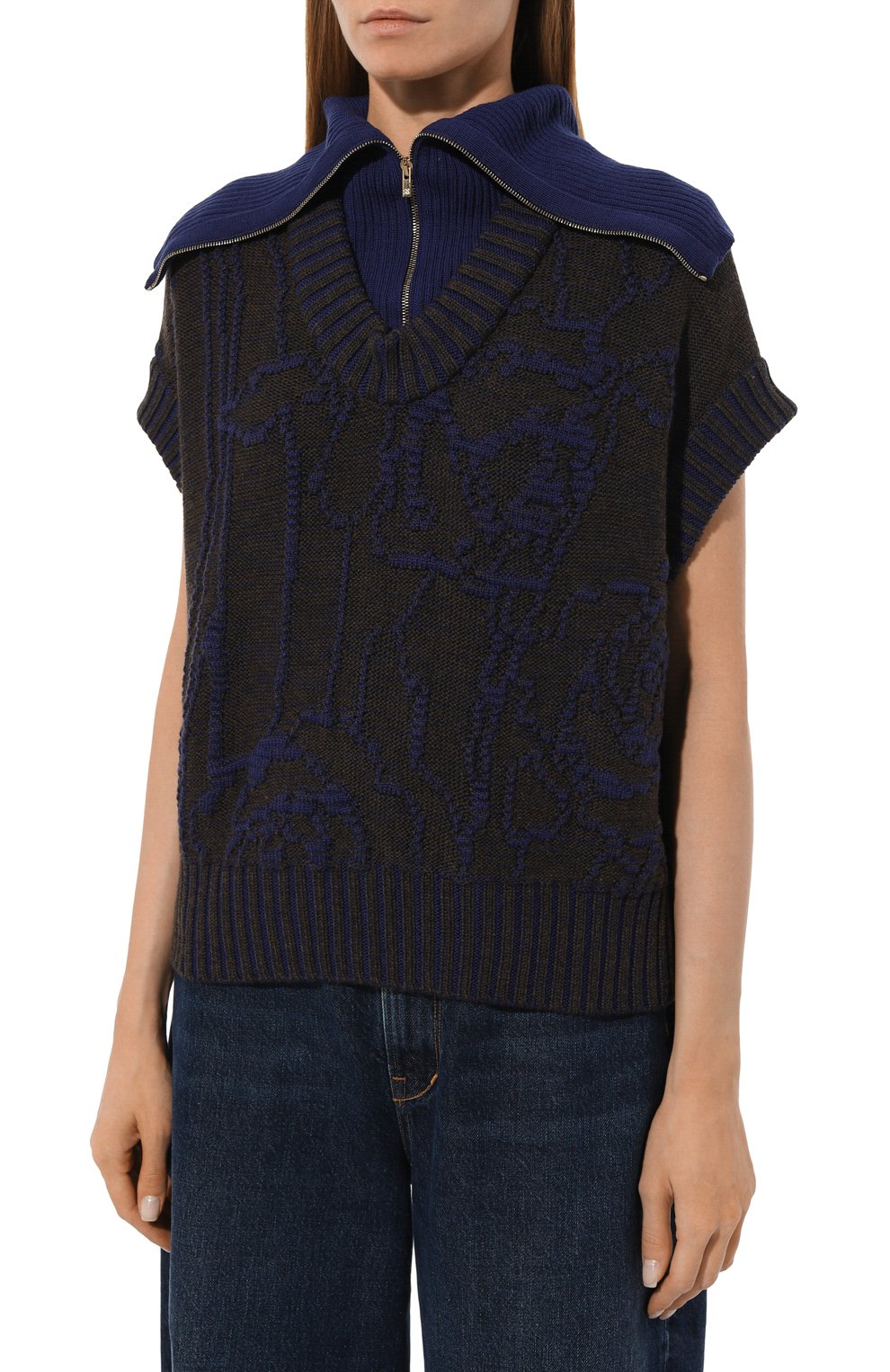 Шерстяной жилет AND THE BRAND, арт. W24-JM029-0702-349, фото 3