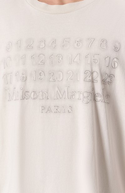Хлопковая футболка MAISON MARGIELA, арт. S50GC0705/S24567, фото 5